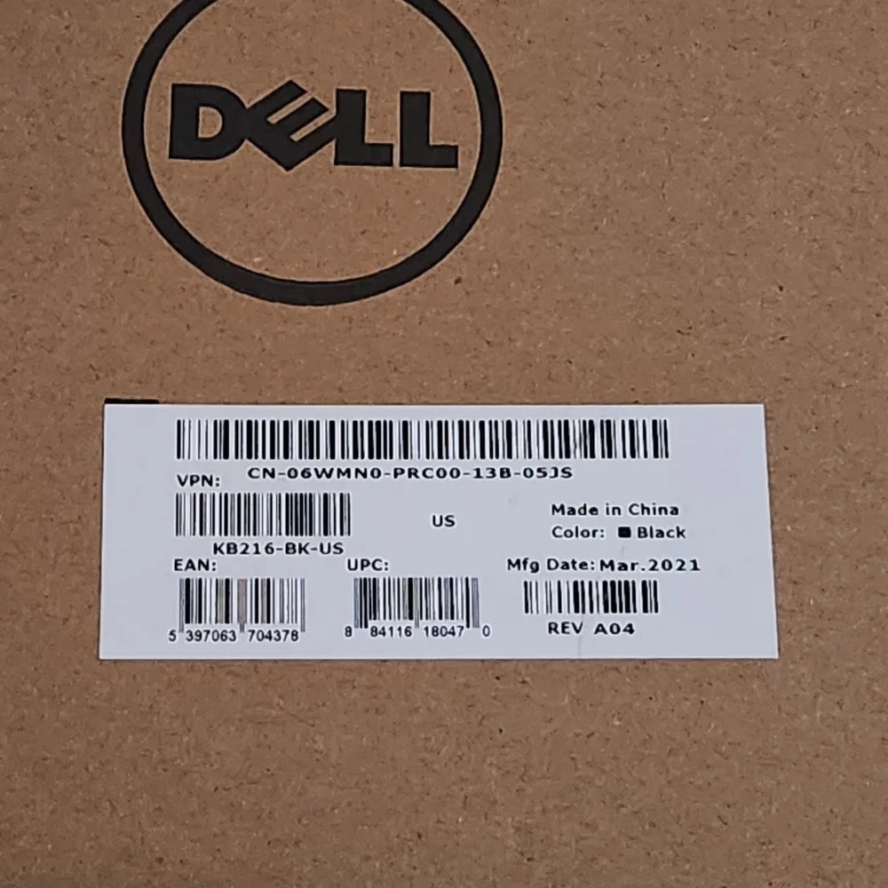 Dell OEM KB-216-BK-US Wired Keyboard